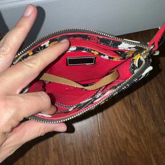 Dooney & Bourke Pink Disney Characters Foldover Crossbody Bag - Picture 3 of 14